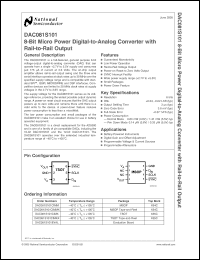 Click here to download DAC081S101CIMKX Datasheet