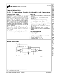 Click here to download DAC0832LCM Datasheet