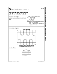 Click here to download DM7405 Datasheet