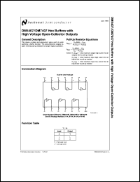 Click here to download DM5407W Datasheet