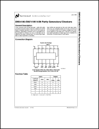 Click here to download DM54180 Datasheet