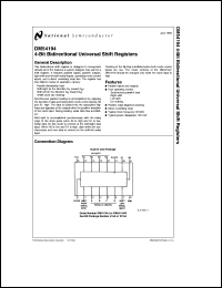 Click here to download DM54194J Datasheet