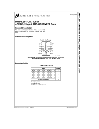Click here to download DM54LS54 Datasheet
