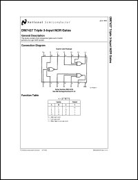 Click here to download DM7427 Datasheet