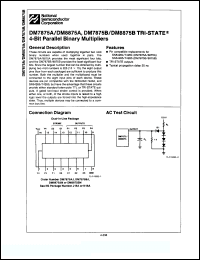 Click here to download DM8875AN Datasheet