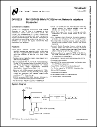 Click here to download DP83821 Datasheet