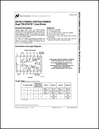 Click here to download DS7831W/883 Datasheet