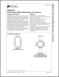 Click here to download DS90C032E-QML Datasheet