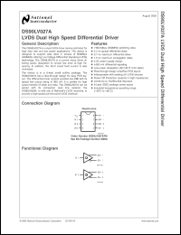 Click here to download DS90LV027A Datasheet