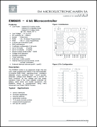 Click here to download EM6605 Datasheet