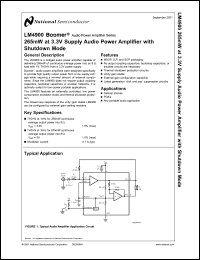 Click here to download LM4900 Datasheet