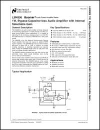 Click here to download LM4906 Datasheet