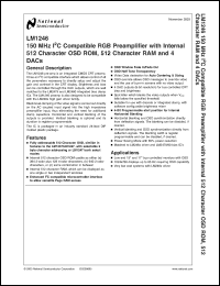 Click here to download LM1246NA Datasheet