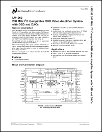 Click here to download LM1262NA Datasheet