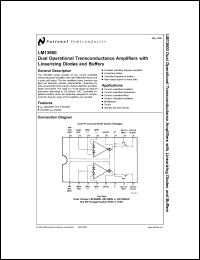 Click here to download LM13600 Datasheet