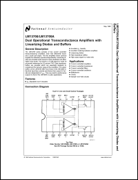 Click here to download LM13700 Datasheet