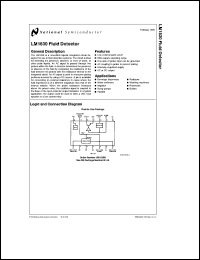 Click here to download LM1830 Datasheet