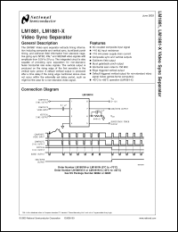 Click here to download LM1881 Datasheet