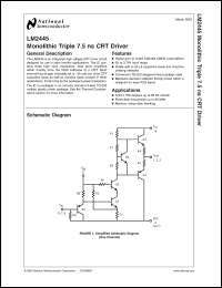 Click here to download LM2445 Datasheet