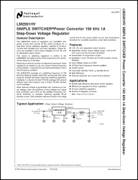 Click here to download LM2591HV Datasheet