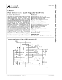 Click here to download LM2657MTCX Datasheet
