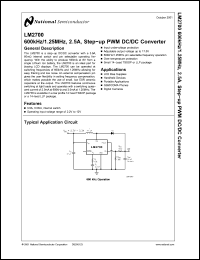 Click here to download LM2700 Datasheet