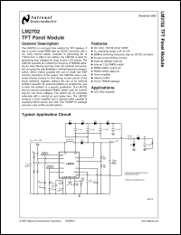 Click here to download LM2702 Datasheet
