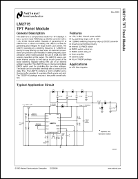 Click here to download LM2715MT-ADJ Datasheet