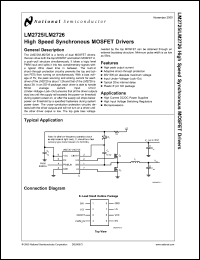 Click here to download LM2725 Datasheet