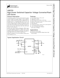Click here to download LM2753 Datasheet