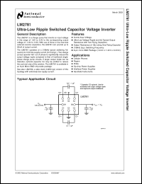 Click here to download LM2781TPX Datasheet