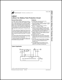 Click here to download LM3641M Datasheet