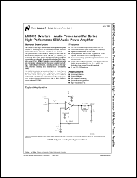 Click here to download LM3875 Datasheet