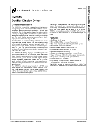 Click here to download LM3915 Datasheet