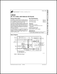 Click here to download LM4540 Datasheet