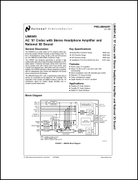 Click here to download LM4545 Datasheet