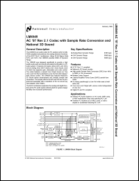 Click here to download LM4549 Datasheet
