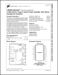 Click here to download LM4663 Datasheet