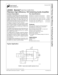 Click here to download LM4665LD Datasheet