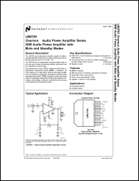 Click here to download LM4700 Datasheet