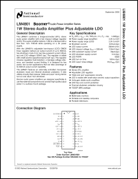 Click here to download LM4801 Datasheet