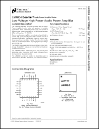Click here to download LM4804LQ Datasheet