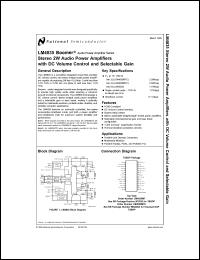 Click here to download LM4835 Datasheet