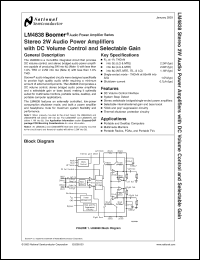 Click here to download LM4838 Datasheet