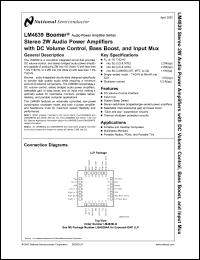 Click here to download LM4839MTE Datasheet