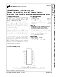 Click here to download LM4841 Datasheet