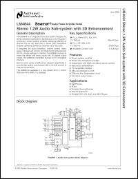 Click here to download LM4844 Datasheet