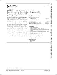 Click here to download LM4845ITL Datasheet