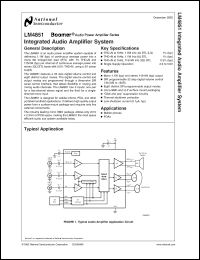 Click here to download LM4851IBL Datasheet