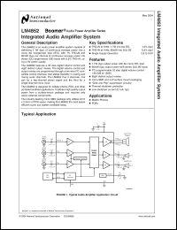 Click here to download LM4852ITL Datasheet